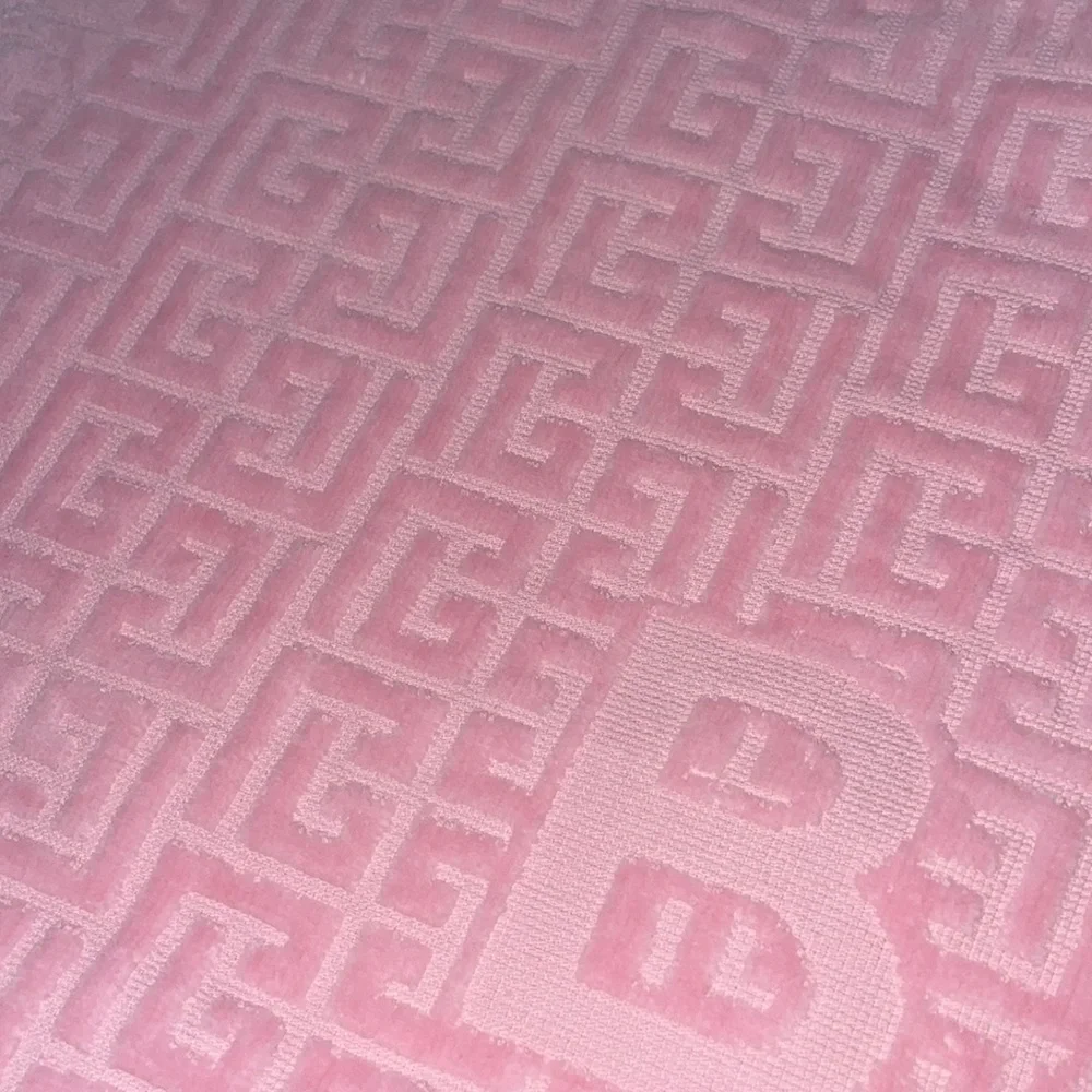 💖Balmain Monogram Jacquard Sponge Beach Towel💖NEW